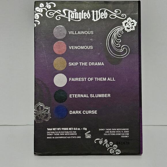 Beautifully Disney Tangled Web Eye Shadow Palette - New - Maleficent - Picture 4 of 5